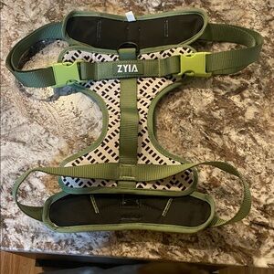 ZYIA Olive and Black Patterned Harness
